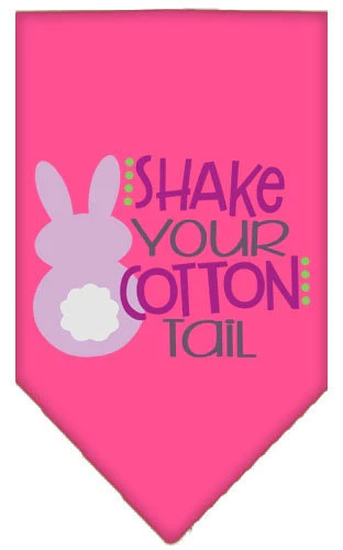 Pet and Dog Bandana Screen Printed, "Shake Your Cotton Tail" - Image 3
