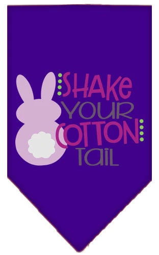 Pet and Dog Bandana Screen Printed, "Shake Your Cotton Tail" - Image 7