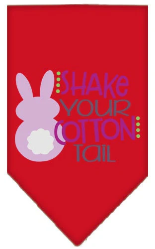 Pet and Dog Bandana Screen Printed, "Shake Your Cotton Tail" - Image 8