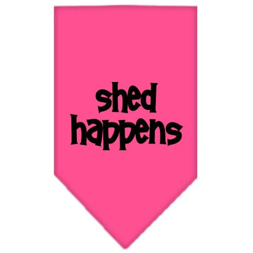 Pet and Dog Bandana Screen Printed, "Shed Happens" - Image 3