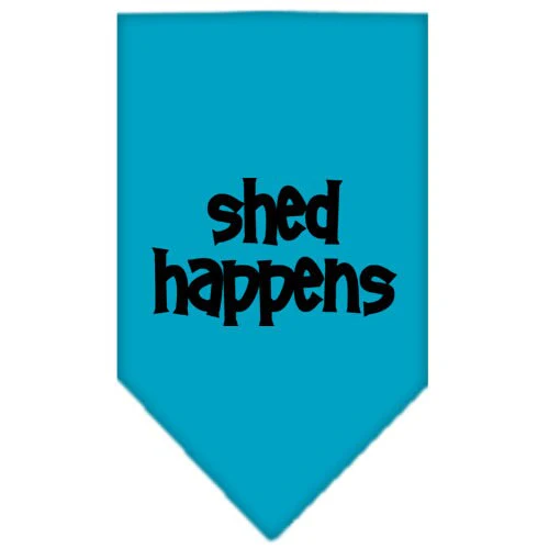Pet and Dog Bandana Screen Printed, "Shed Happens" - Image 4
