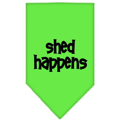 Pet and Dog Bandana Screen Printed, "Shed Happens" - Image 6