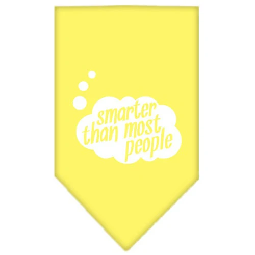 Pet and Dog Bandana Screen Printed, "Smarter Than Most People" - Image 9