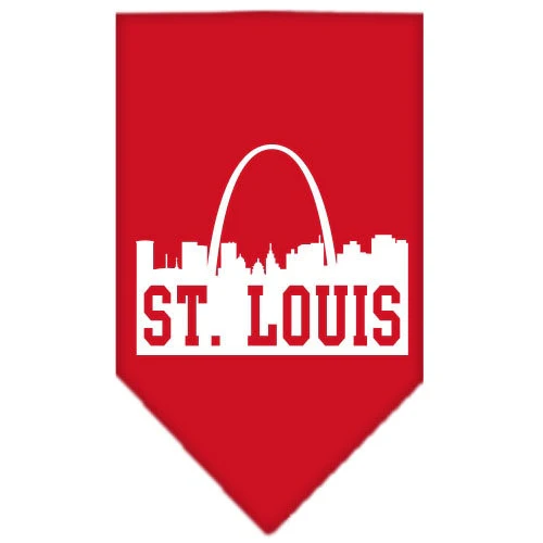 Pet and Dog Bandana Screen Printed, "St. Louis Skyline" - Image 2