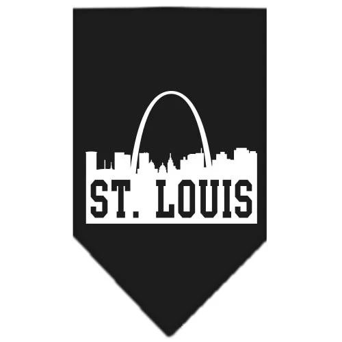 Pet and Dog Bandana Screen Printed, "St. Louis Skyline" - Image 3