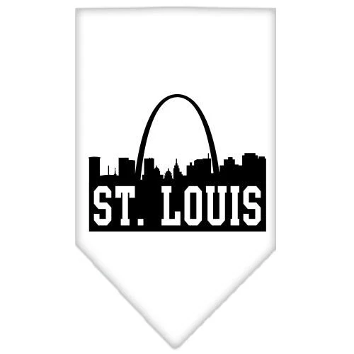 Pet and Dog Bandana Screen Printed, "St. Louis Skyline" - Image 4