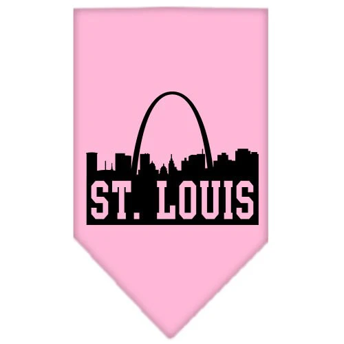 Pet and Dog Bandana Screen Printed, "St. Louis Skyline" - Image 6