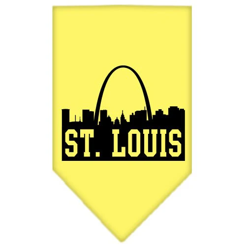 Pet and Dog Bandana Screen Printed, "St. Louis Skyline" - Image 7