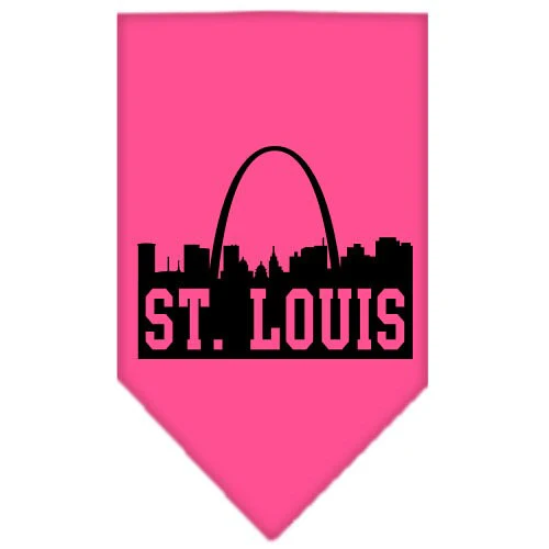 Pet and Dog Bandana Screen Printed, "St. Louis Skyline" - Image 8