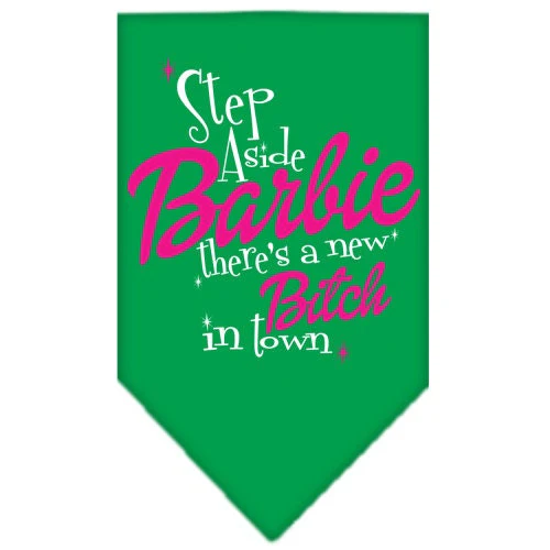 Pet and Dog Bandana Screen Printed, "Step Aside, There's A New Bitch In Town" - Image 4