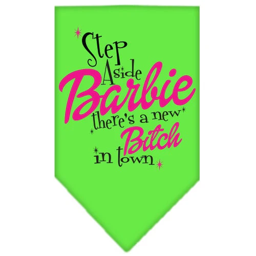 Pet and Dog Bandana Screen Printed, "Step Aside, There's A New Bitch In Town" - Image 6