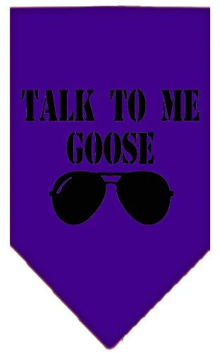 Pet and Dog Bandana Screen Printed, "Talk To Me Goose" - Image 10