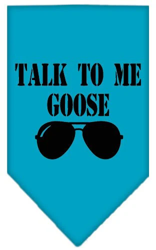 Pet and Dog Bandana Screen Printed, "Talk To Me Goose" - Image 7