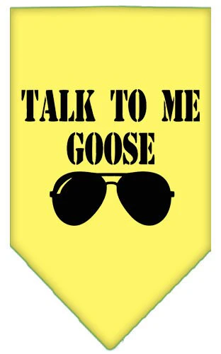 Pet and Dog Bandana Screen Printed, "Talk To Me Goose" - Image 8