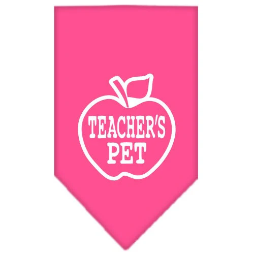 Pet and Dog Bandana Screen Printed, "Teachers Pet" - Image 10