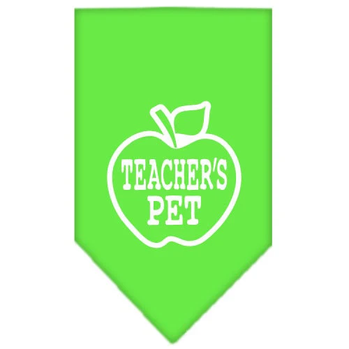 Pet and Dog Bandana Screen Printed, "Teachers Pet" - Image 7