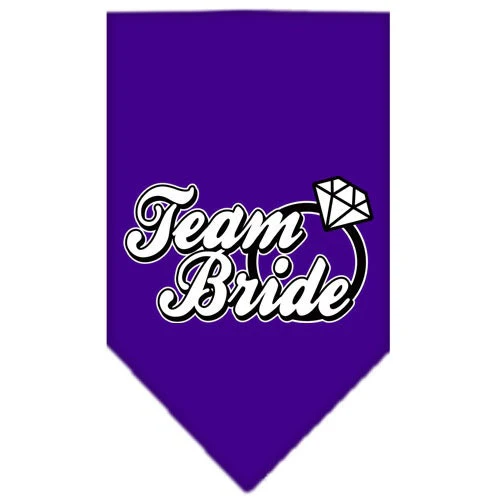 Pet and Dog Bandana Screen Printed, "Team Bride" - Image 5