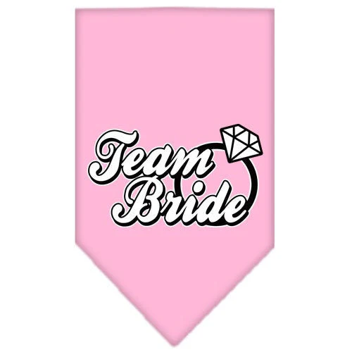Pet and Dog Bandana Screen Printed, "Team Bride" - Image 8