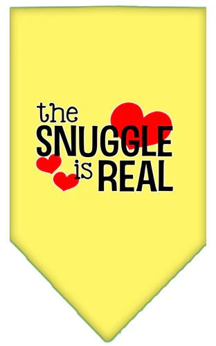 Pet and Dog Bandana Screen Printed, "The Snuggle Is Real" - Image 10