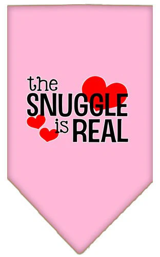 Pet and Dog Bandana Screen Printed, "The Snuggle Is Real" - Image 5