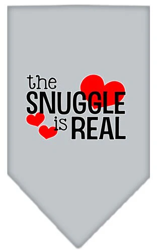 Pet and Dog Bandana Screen Printed, "The Snuggle Is Real" - Image 8