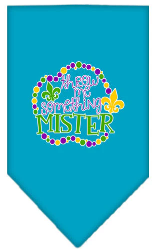 Pet and Dog Bandana Screen Printed, "Throw Me Something Mister" - Image 15