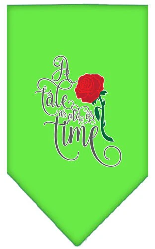Pet and Dog Bandana Screen Printed, "Timeless Tale" - Image 10
