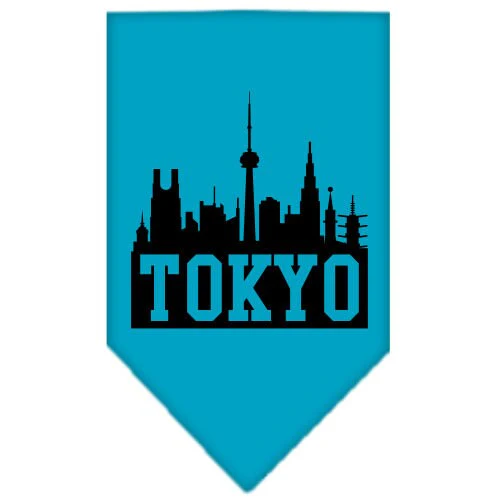 Pet and Dog Bandana Screen Printed, "Tokyo Skyline" - Image 8
