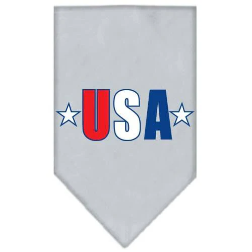 Pet and Dog Bandana Screen Printed, "USA Star" - Image 2