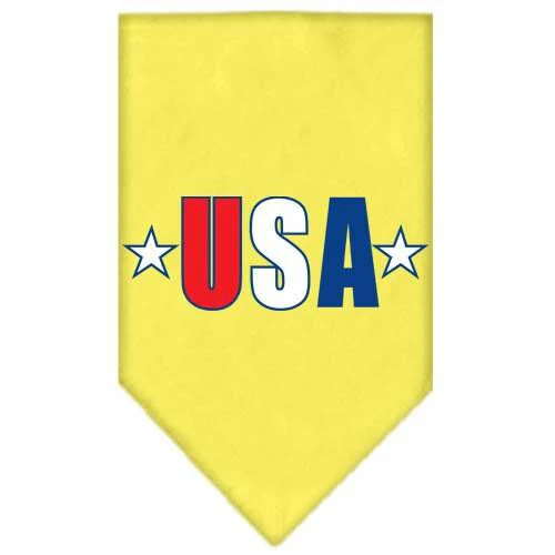 Pet and Dog Bandana Screen Printed, "USA Star" - Image 6
