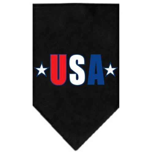 Pet and Dog Bandana Screen Printed, "USA Star" - Image 7