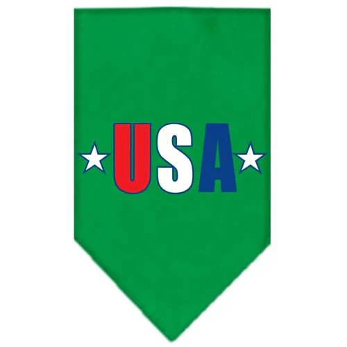 Pet and Dog Bandana Screen Printed, "USA Star" - Image 9
