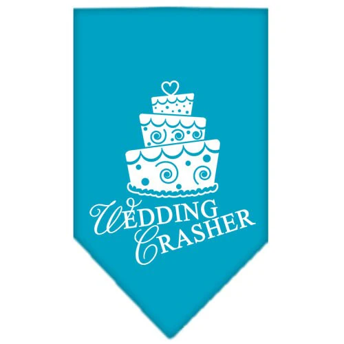 Pet and Dog Bandana Screen Printed, "Wedding Crasher" - Image 5