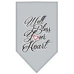 Pet and Dog Bandana Screen Printed, "Well Bless Your Heart" - Image 4