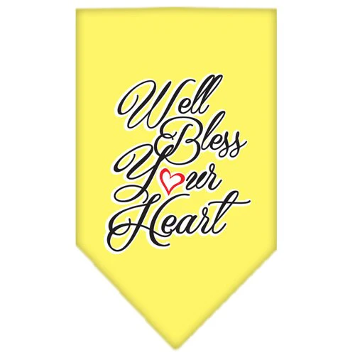 Pet and Dog Bandana Screen Printed, "Well Bless Your Heart" - Image 6