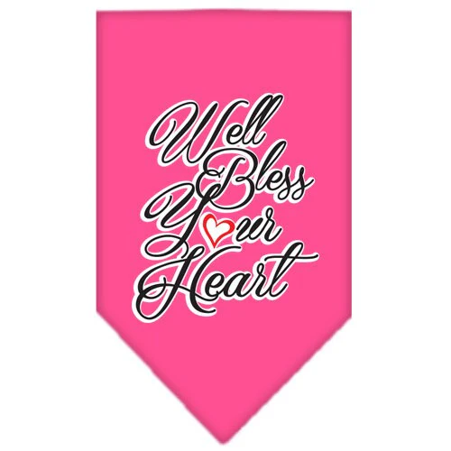 Pet and Dog Bandana Screen Printed, "Well Bless Your Heart" - Image 7