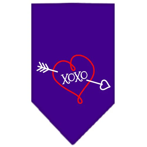 Pet and Dog Bandana Screen Printed, "XOXO" - Image 10