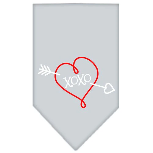 Pet and Dog Bandana Screen Printed, "XOXO" - Image 3