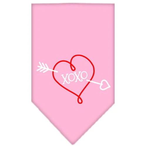 Pet and Dog Bandana Screen Printed, "XOXO" - Image 4
