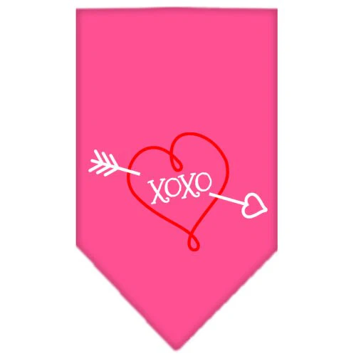 Pet and Dog Bandana Screen Printed, "XOXO" - Image 5