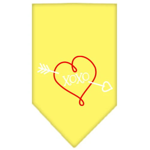 Pet and Dog Bandana Screen Printed, "XOXO" - Image 6