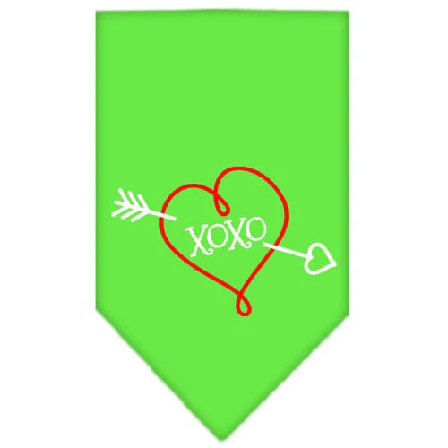 Pet and Dog Bandana Screen Printed, "XOXO" - Image 8