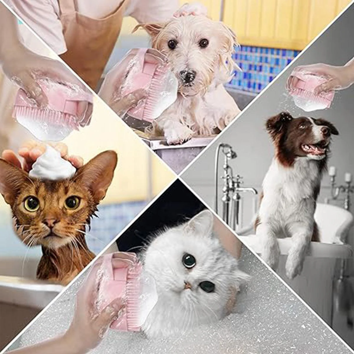 Pet Bath Comb With Shampoo Dispenser - Image 10