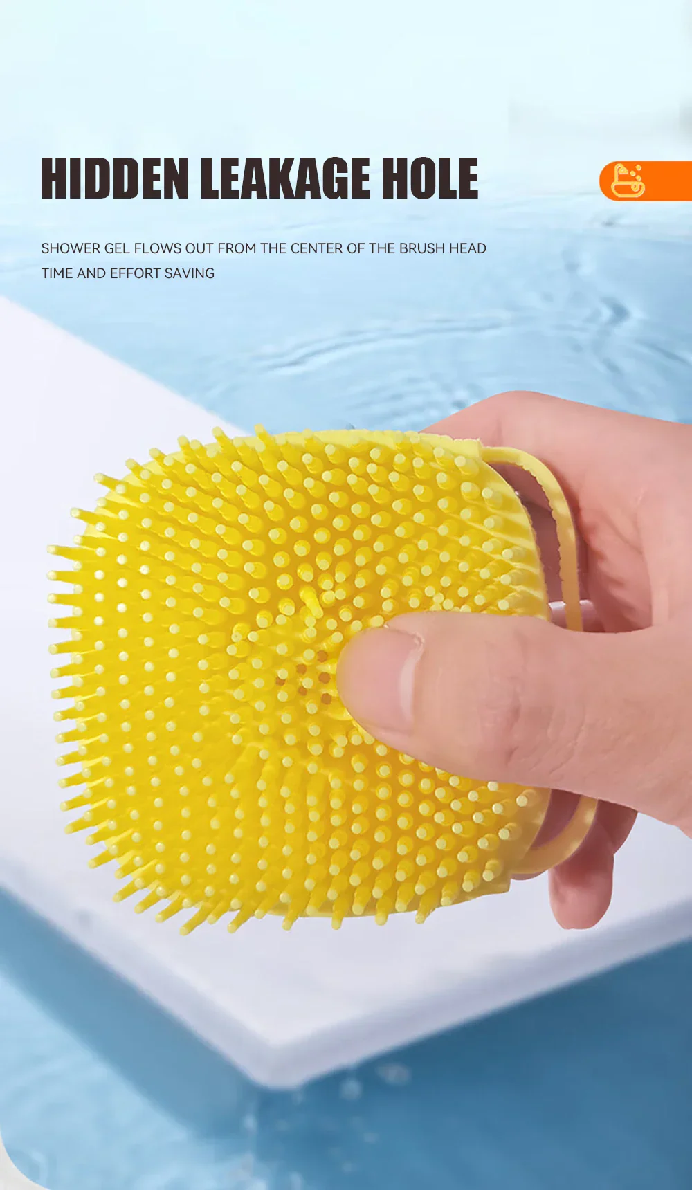 Pet Bathing Brush with Shampoo Dispenser - Image 11