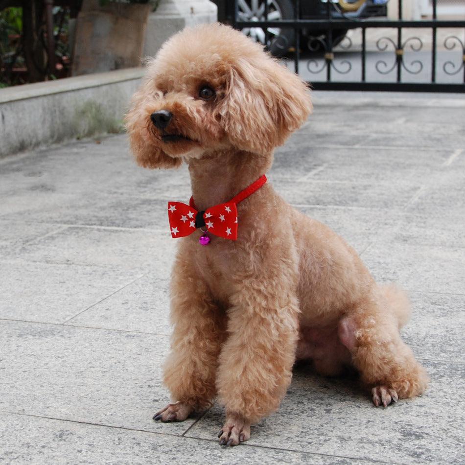 Pet Bow Tie with Adjustable Neckband - Image 4