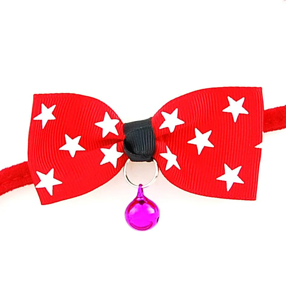 Pet Bow Tie with Adjustable Neckband - Image 8