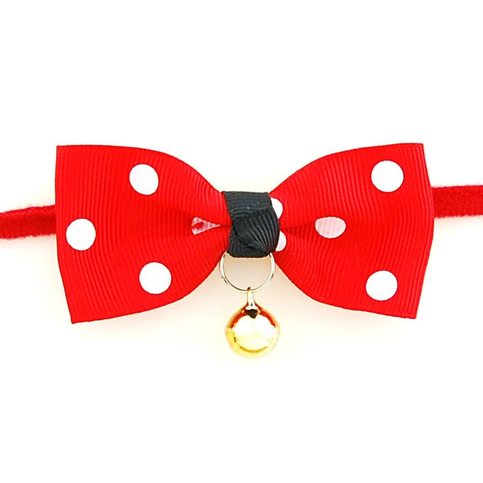 Pet Bow Tie with Adjustable Neckband - Image 9
