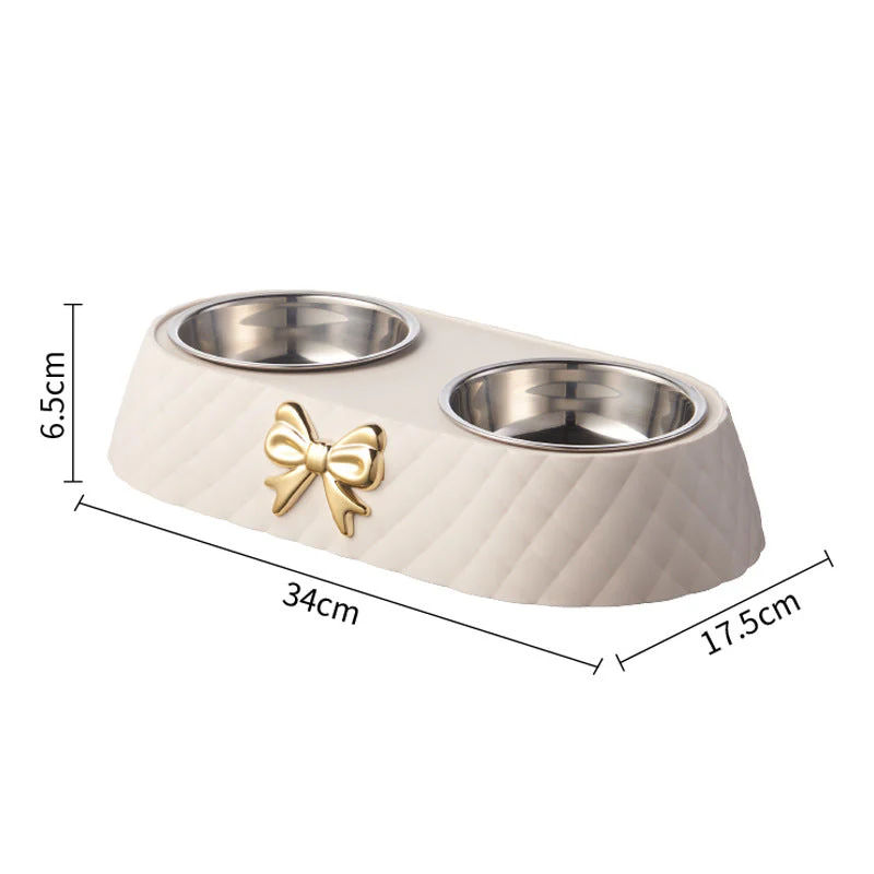 Pet bowl Stainless Steel Double Bowl 3 options - Image 2