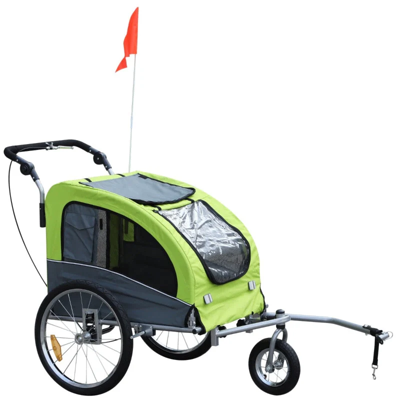 Pet Dog Bicycle Trailer Jogger with Suspension - Image 2