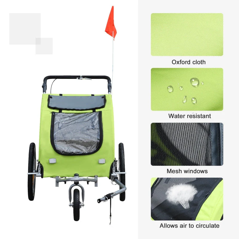 Pet Dog Bicycle Trailer Jogger with Suspension - Image 8